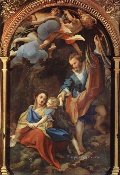 Madonna Della Scodella Renaissance Mannerism Antonio da Correggio Oil Paintings